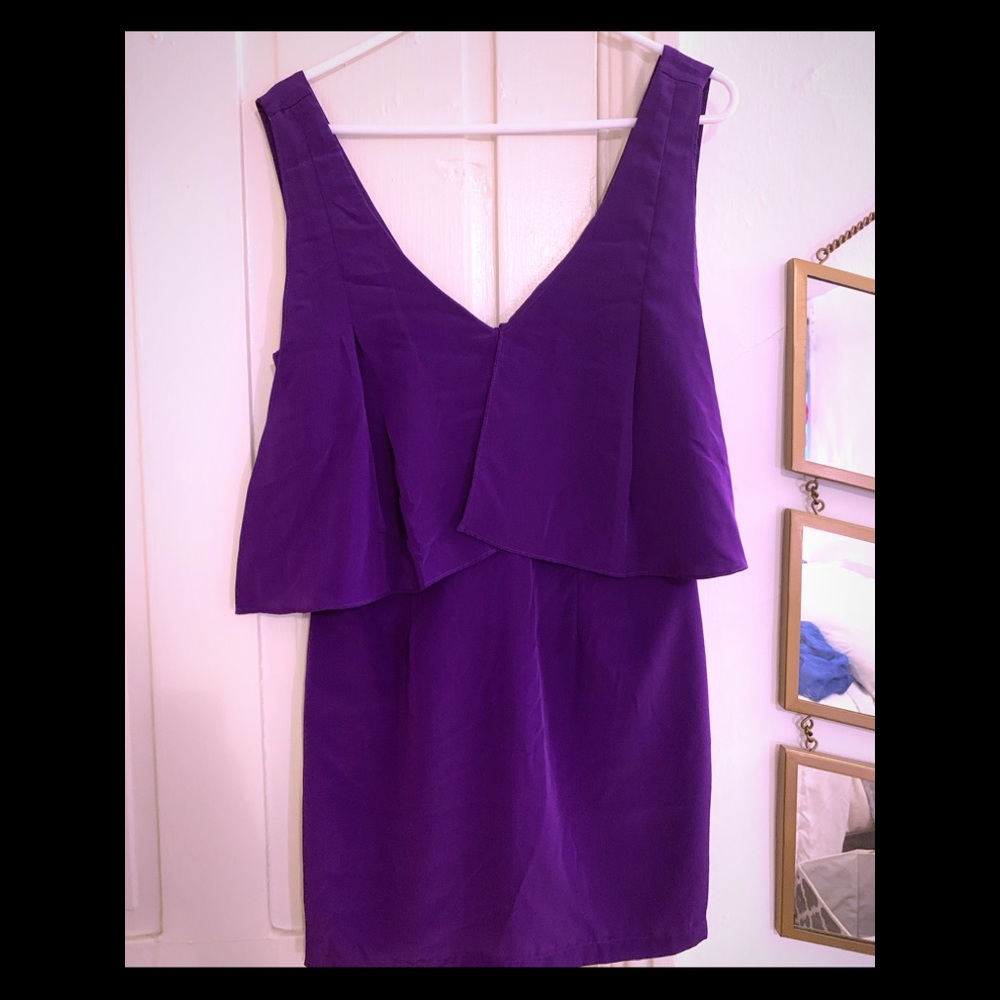 ASOS purple cocktail dress